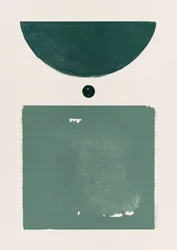 Minimalistische groene vormen