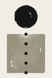Minimalistische geometrische balans