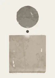 Minimalistische grijze vormen
