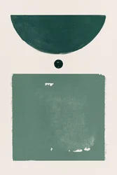 Minimalistische groene vormen
