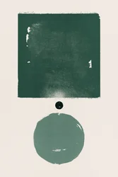 Minimalistische groene vormen