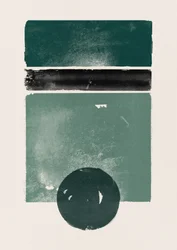 Moderne groene compositie