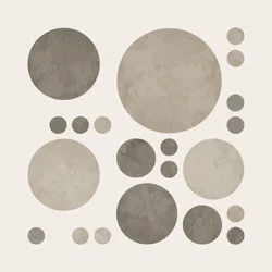 Abstracte gedempte cirkels