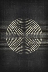 Geometrische cirkels met textuur
