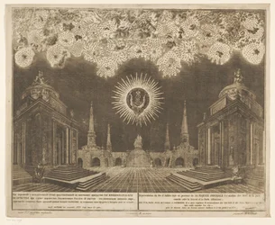 Vuurwerk in Moskou bij de viering van het einde van de Russisch-Turkse Oorlog, 1775 (Acte IV)