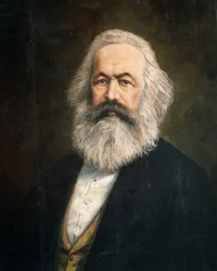 Portret van Karl Marx
