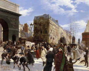 Les Grands Boulevards, La Porte St. Martin, Parijs