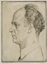 Portret van Wilhelm Furtwängler 1886-1954, 1928