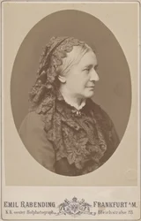 Portret van Clara Wieck-Schumann 1819-1896, 1883