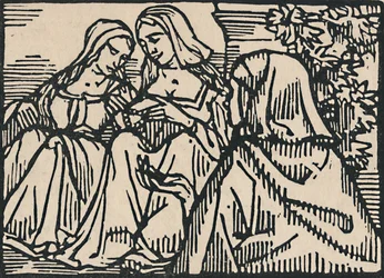 Illustratie voor Villons Ballade Des Femmes De Paris, 1919