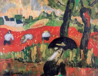 Het Rode Veld, Pont Aven, c1887