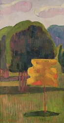 De gele boom, 1888