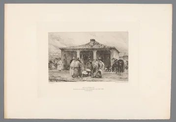 Groep soldaten in een kamp