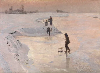 De schaatsers, ca. 1891 (olieverf op doek)
