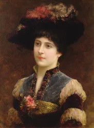 Dame met een hoed, 1887