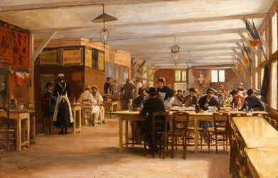 Het café