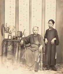 Annamitische Vrouwen, Cochinchina, 1866