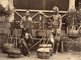 Fruitverkopers, Cochinchina