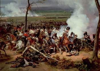 De Slag bij Hanau, 1813, 1824 (detail)
