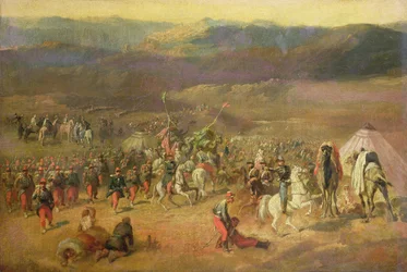 De Gevangenneming van het Gevolg van Abd-el-Kader (1808-83) of, De Slag bij Isly op 14 augustus 1844, 1844-63