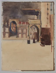 Interieur van de Frari