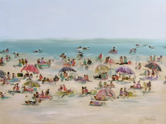 Een gezellige dag aan het strand