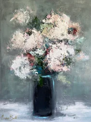 Zachte abstracte bloemen