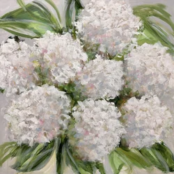 Zachtwitte hortensia’s