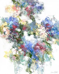 Levendig bloemenmotief