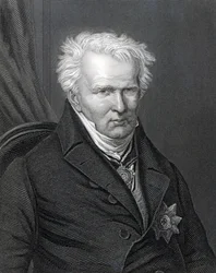 Alexander von Humboldt, gegraveerd door C. Cook