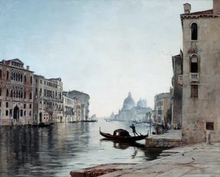 Gondel op het Canal Grande, 1892