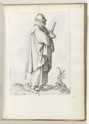 Vrouw naar rechts, gekleed in Spaanse kleding ca. 1550
