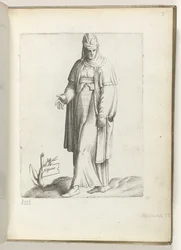 Vrouw in Spaanse kleding, ca. 1550