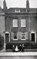 387, Commercial Road, Portsmouth, Hampshire, geboorteplaats van Charles Dickens op 7 februari 1812, c.1900