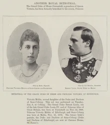 Verloving van de Groothertog van Hessen en Prinses Victoria van Edinburgh