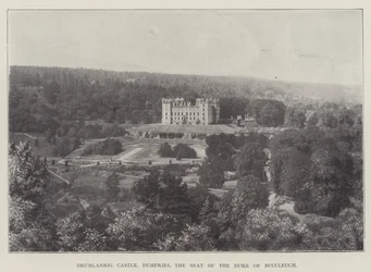 Drumlanrig Castle, Dumfries, de zetel van de hertog van Buccleuch