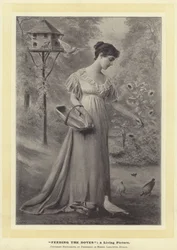 De Duiven Voeren: een Levend Beeld