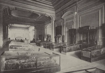 Zaal van de Koninklijke Mummies, met de mummie van Ramses II, de onderdrukker van de kinderen van Israël