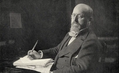 Henry James (1843-1916) in zijn studeerkamer