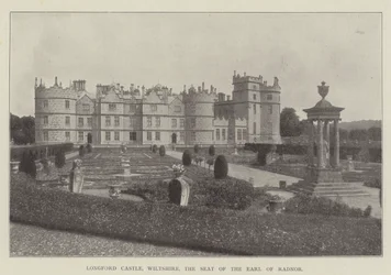 Longford Kasteel, Wiltshire, de Residentie van de Graaf van Radnor