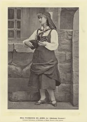 Miss Florence St John, in Madame Favart