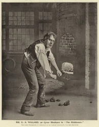 Meneer E S Willard, als Cyrus Blenkarn in The Middleman