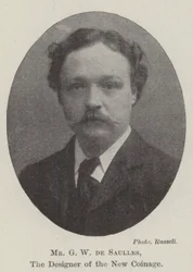 De heer G W de Saulles, de Ontwerper van de Nieuwe Munt