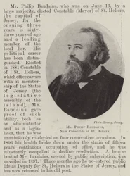 Mr Philip Baudains, nieuwe constable van St Heliers