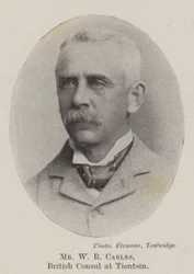 Mr W R Carles, Britse consul in Tientsin