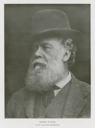 Myles Birket Foster, Engelse kunstenaar (zwart-wit foto)