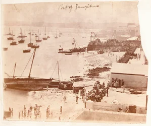 Haven van Zanzibar, uit een album van Henry Morton Stanley