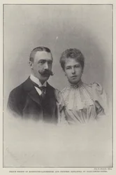Prins Ernst van Hohenlohe-Langenburg en Prinses Alexandra van Saksen-Coburg-Gotha