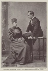 Prinses Victoria Melita en de Groothertog van Hessen