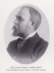 Prominente Mannen van Londen: William Henry James Boot (zwart-wit foto)
